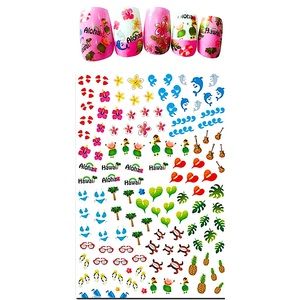 💌 BO/GO$6 Hawaii Summer Nail Stickers aloha vacation